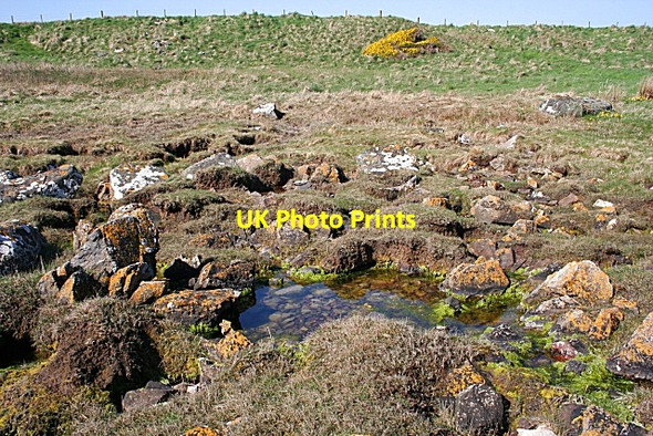 Photo 6"x4" Boulders and Saltmarsh Whitehills\/NJ6565 c2008