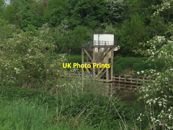 Photo 6"x4" Flow measuring equipment on the River Severn St Peter The Great c2008