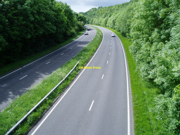 Photo 6"x4" A24 Washington by pass passes through cutting Washington\/TQ1212 c2008