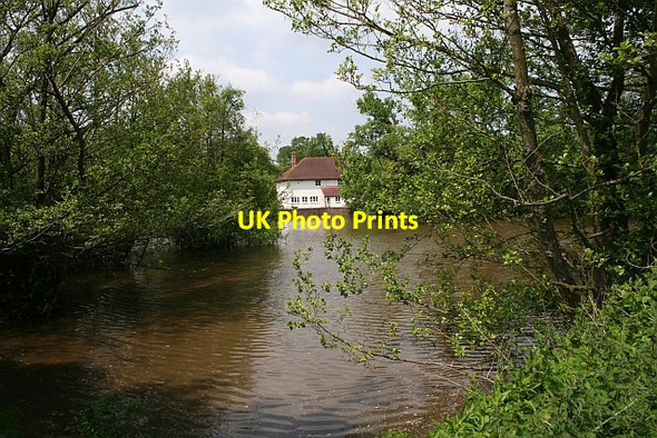 Photo 6"x4" The mill pond at Mill Farm, Castlemorton Birts Street c2008