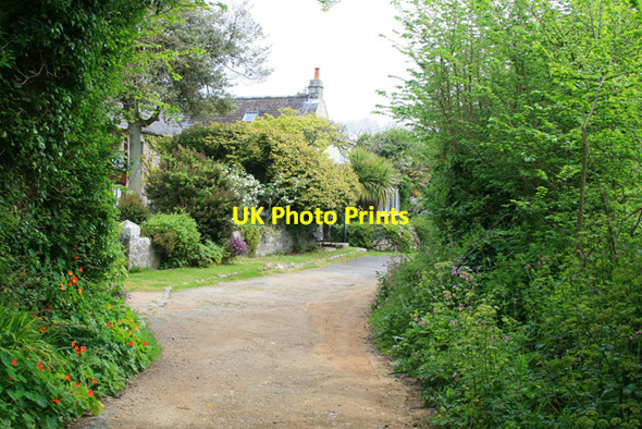 Photo 6"x4" Approaching Holy Vale Hugh Town c2008