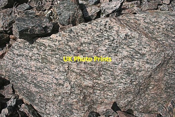 Photo 6"x4" Inchbae Augen Gneiss Black Bridge\/NH3770 c2008