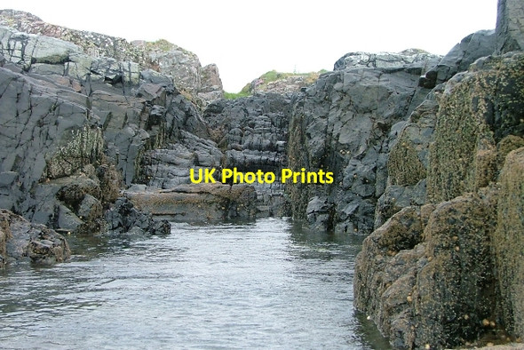 Photo 6"x4" Rocky Inlet, Luinga Bheag Kinloid\/Ceann an Leothaid c2008