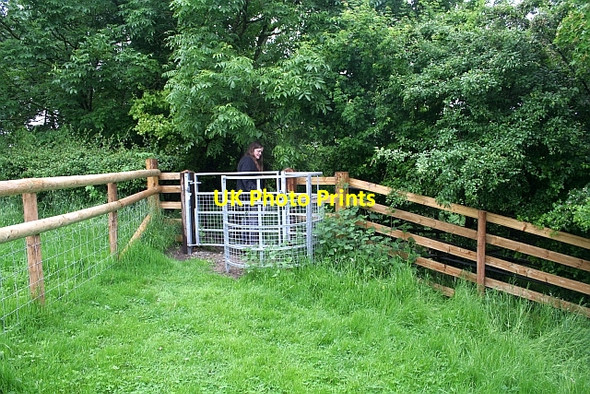Photo 6"x4" Kissing gate Birtsmorton c2008