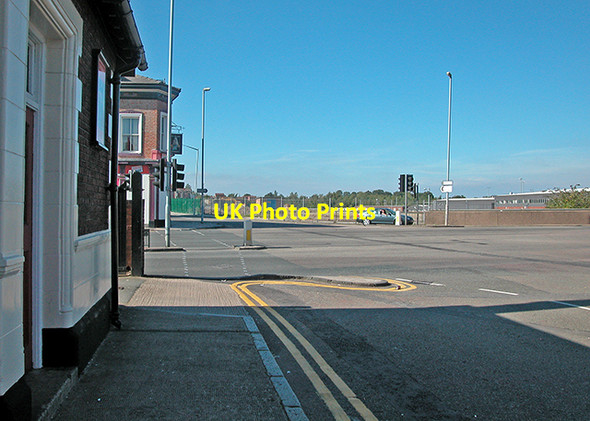 Photo 6"x4" Road junction Chester c2004