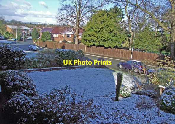 Photo 6"x4" West Bank snow Chester c2008