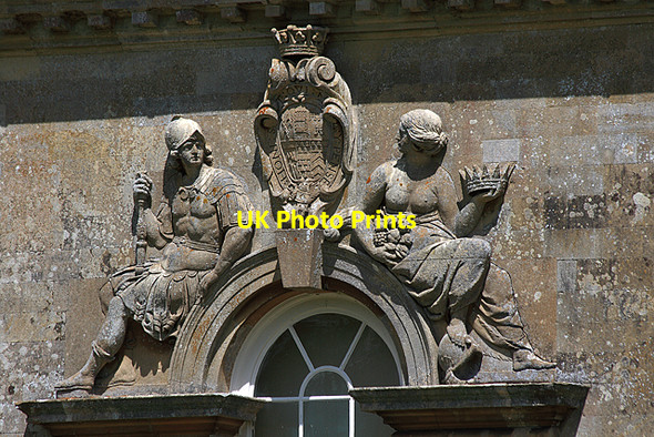 Photo 6"x4" Wilton House South Front detail Wilton\/SU0931 c2008