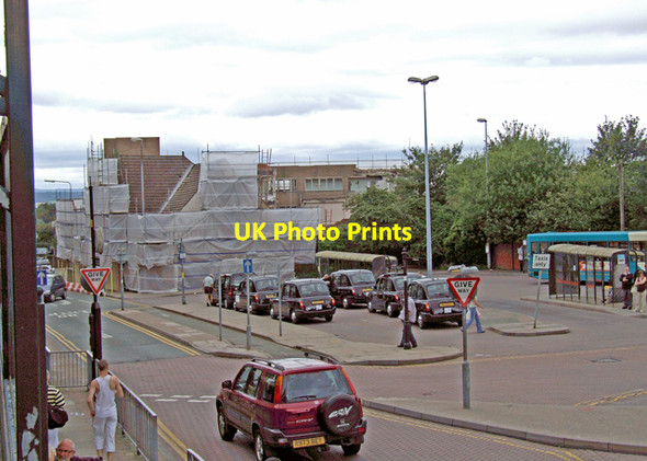 Photo 6"x4" Taxi rank Chester c2007