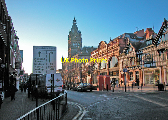 Photo 6"x4" Town Hall Square Chester c2003