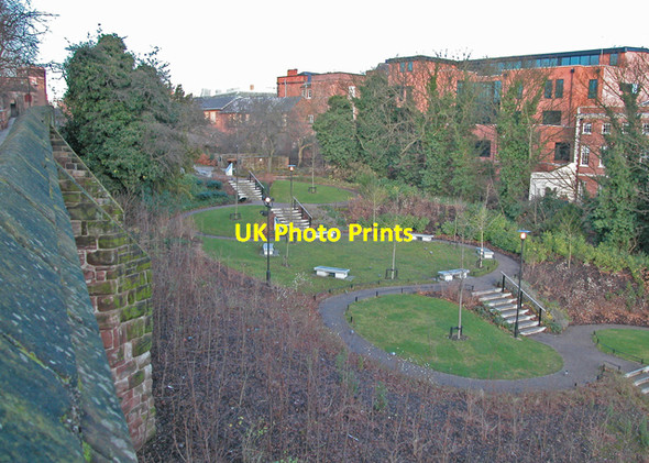 Photo 6"x4" The Roman Gardens Chester c2002 P1