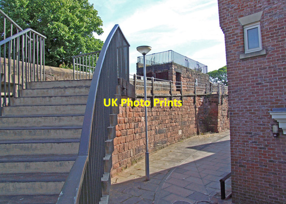 Photo 6"x4" City wall Chester c2008