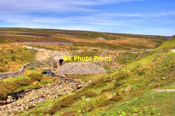 Photo 6"x4" Bridge above Hard Level Force Gunnerside c2008