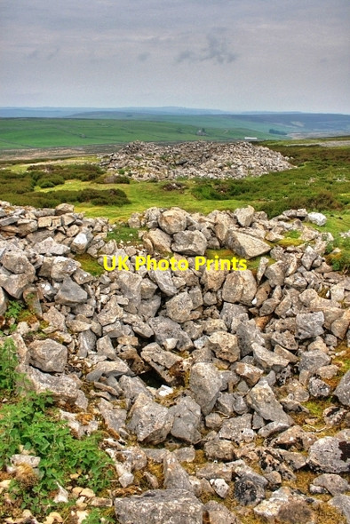 Photo 6"x4" Disused Shafts, Marrick Moor Washfold\/NZ0502 c2008