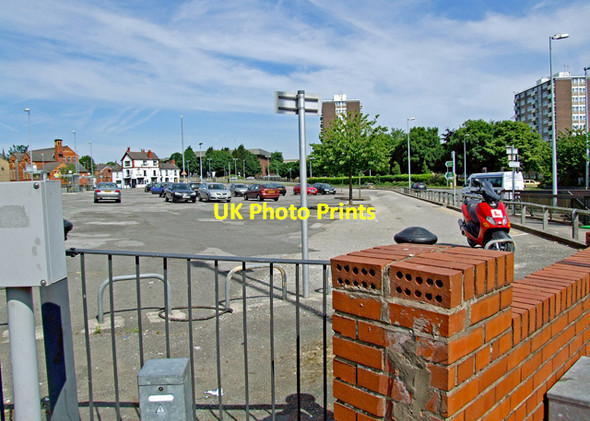 Photo 6"x4" Gorse Stacks car park Chester c2008