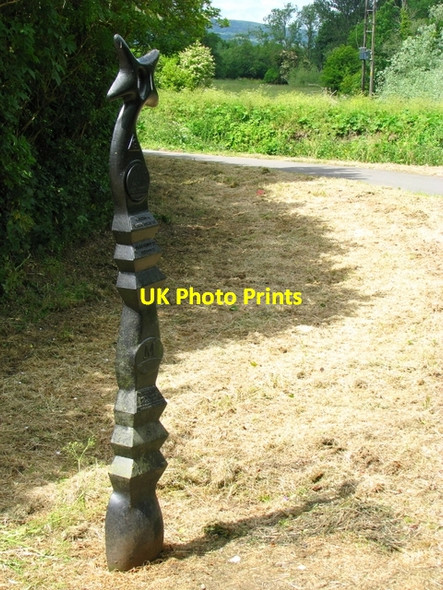 Photo 6"x4" National Cycle Network Milepost near Drumbeg Drumbeg\/J3066 c2008