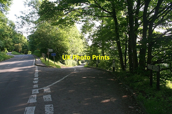 Photo 6"x4" Junction of  Kings Road and the Wells Road Brand Green\/SO7641 c2008