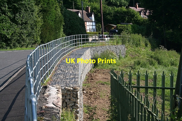 Photo 6"x4" Restored fence Little Malvern c2008