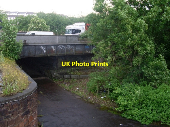 Photo 6"x4" Path under Castle Street Glasgow c2008