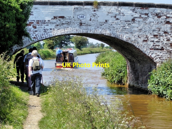Photo 6"x4" Bridge 148 on the Trent & Mersey Canal Sandbach c2008
