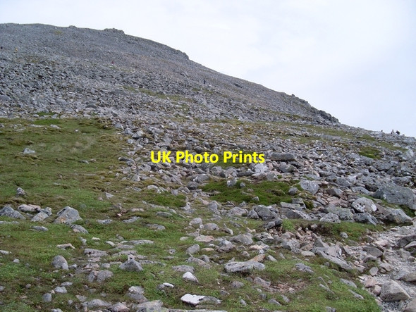 Photo 6"x4" Looking to the Ben Nevis summit Ben Nevis c2008