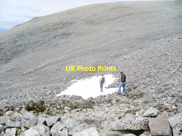 Photo 6"x4" Snow on Ben Nevis Ben Nevis c2008