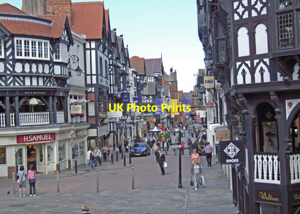 Photo 6"x4" Eastgate Street Chester c2008