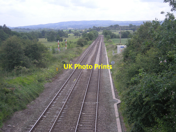 Photo 6"x4" The railway line to Church Stretton Chatford c2008