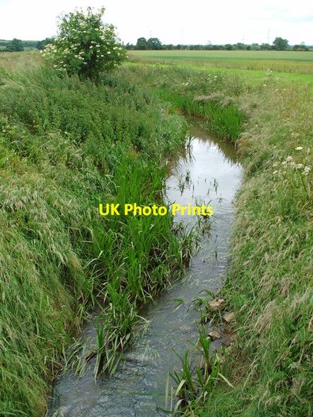 Photo 6"x4" The Halton Drain West Halton c2008