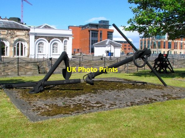 Photo 6"x4" Anchors, Clarendon Dock, Belfast Belfast c2008