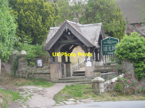 Photo 6"x4" Lych gate to All Saints Church at Clive Clive\/SJ5124 c2008