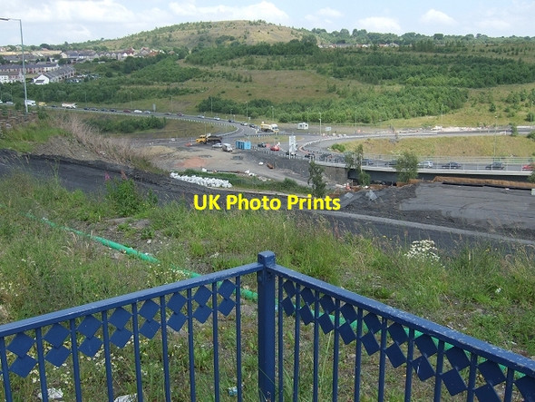 Photo 6"x4" Construction Site, Rear of Hanbury Road Bargod or Bargoed c2008
