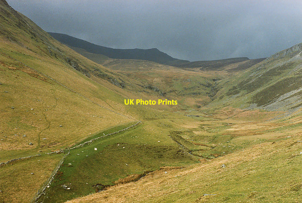 Photo 6"x4" Cwm of the Nant y Llyn Nant y Llyn\/SJ0730 c1988