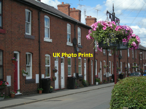 Photo 6"x4" Victorian terraced houses Highley\/SO7483 c2008