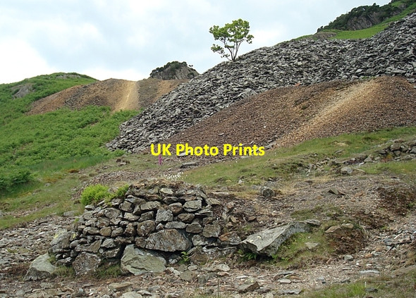 Photo 6"x4" Old spoil heaps, Tilberthwaite Far End\/SD3098 c2008