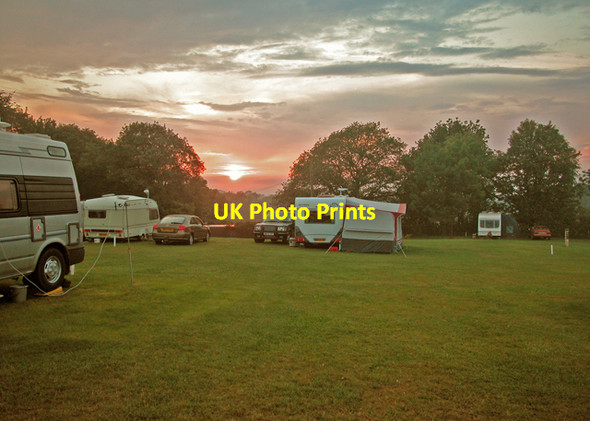 Photo 6"x4" Shawsmead caravan site Oakford\/Derwen Gam c2006