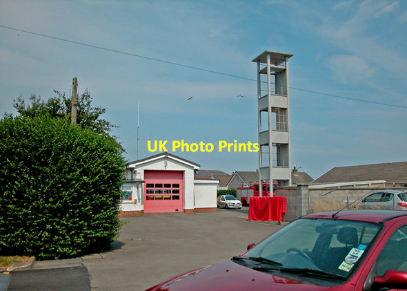 Photo 6"x4" Fire station Aberaeron c2006