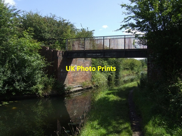 Photo 6"x4" Wyrley & Essington Canal - Bentley Wharf Bridge Bloxwich c2008