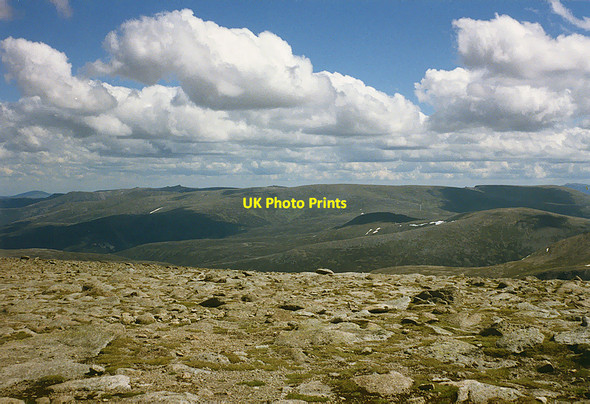 Photo 6"x4" View towards Beinn a' Bhuird from Cairngorm Coire Raibeirt c1989