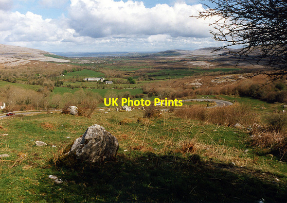 Photo 6"x4" Corkscrew Hill Ballyvaghan c1995