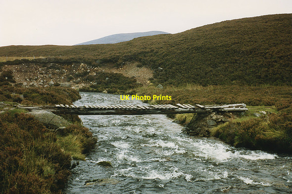 Photo 6"x4" Old bridge over the Nethy Allt Fionna Choire c1989