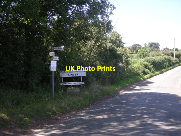 Photo 6"x4" Sign that you've arrived at Kinver Kinver c2008