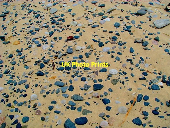 Photo 6"x4" Pebbles, Tramore Strand Castlebane c2008