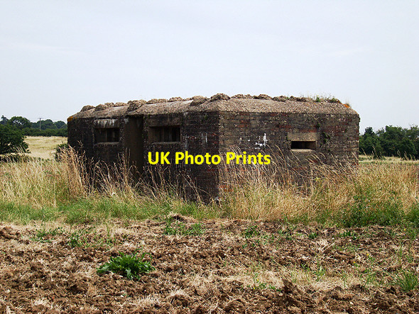 Photo 6"x4" Rettendon FW3\/24 pillbox Coalhill\/TQ7597 c2008