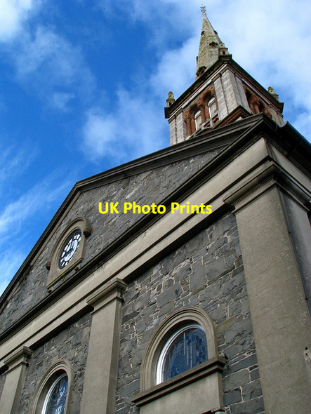 Photo 6"x4" Spire, First Bangor Presbyterian Church Bangor\/J5081 c2008