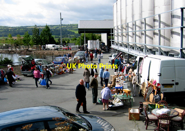 Photo 6"x4" Car boot sale Churchstoke c2008