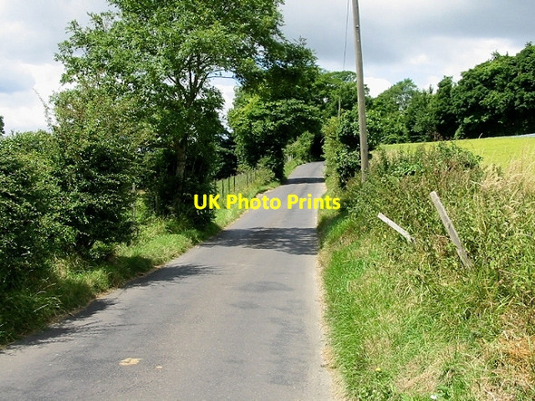 Photo 6"x4" View along Lowslip Hill Church Hougham c2008