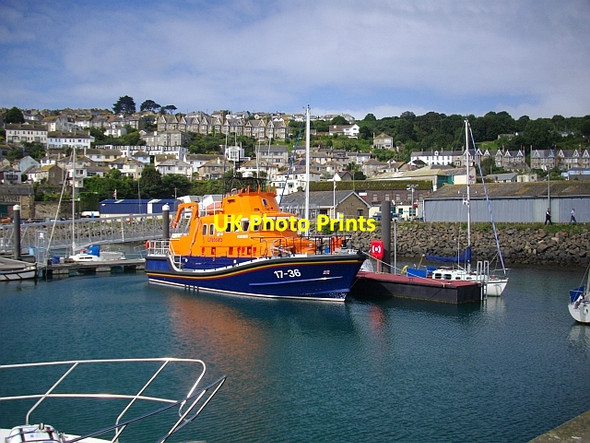 Photo 6"x4" Newlyn lifeboat Newlyn c2008