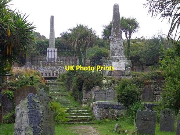 Photo 6"x4" St. Mary's graveyard, Old Town Hugh Town c2008