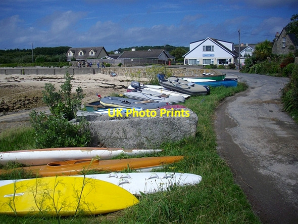 Photo 6"x4" Fish salting trough, Old Town harbour, St. Mary's Hugh Town c2008