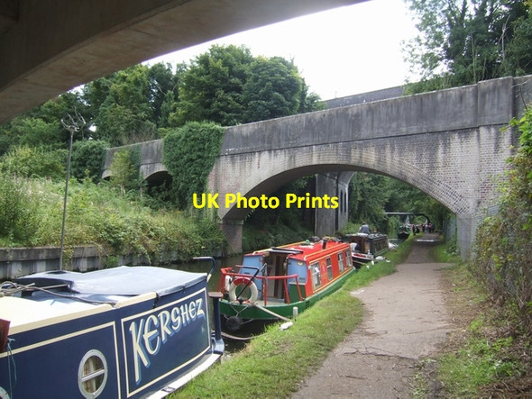 Photo 6"x4" Old sewage works bridge Claregate c2008